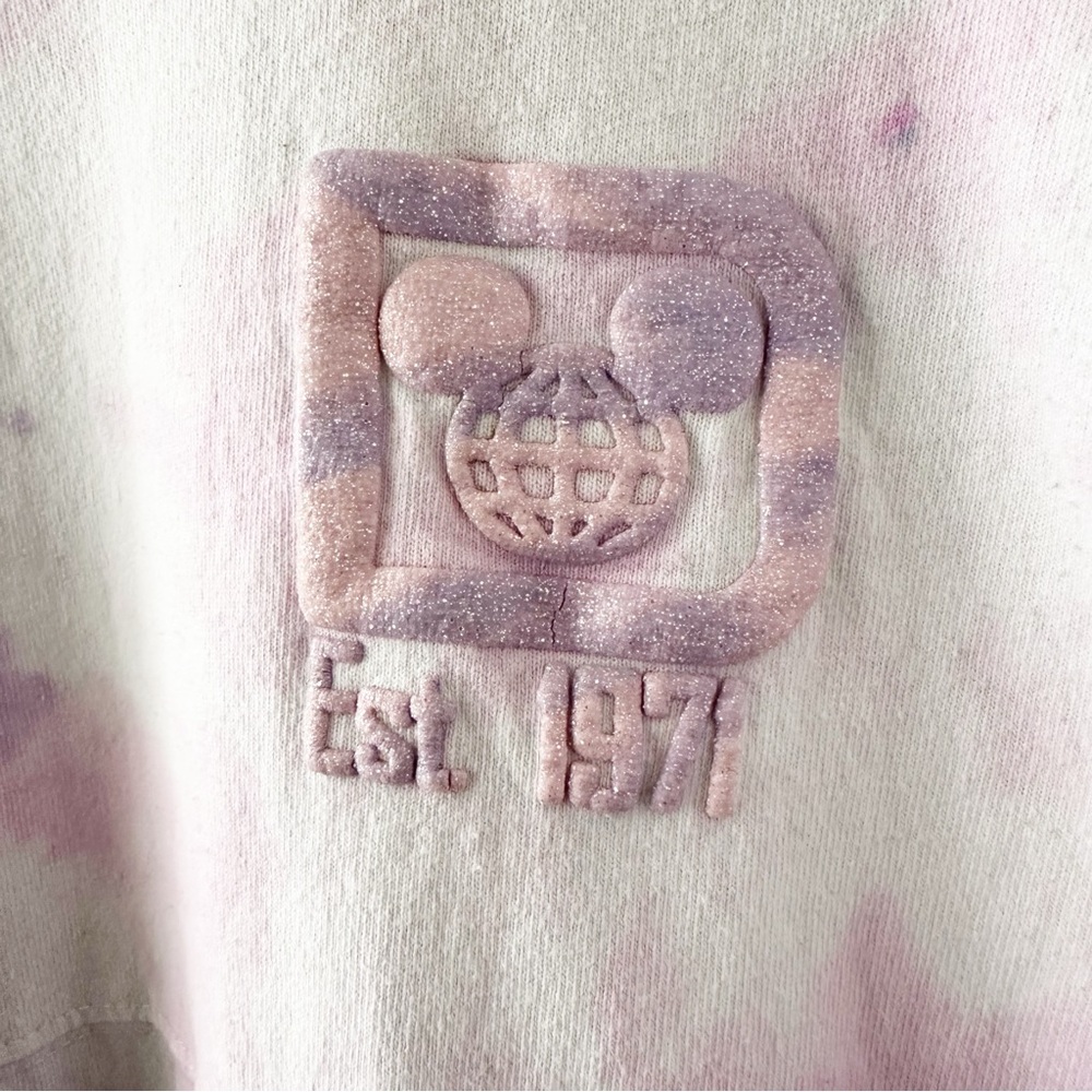 DISNEY WORLD PARKS pink tie dye spirit jersey - Picture 3 of 5